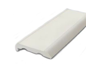 BASE PVC FOR S/S PROFILE 50MM-BLK W/LIP