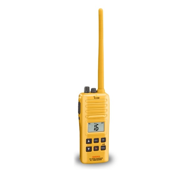 IC-GM1600E H/HELD 5W55CH W/PRF VHF GMDSS