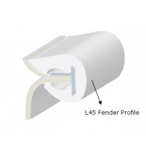 PVC FENDER PROFILE L45