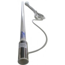 SUPERSTEEL S/S VHF 2.4M ANT, 5M RG58