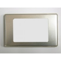 FACE PLATE: BRUSHED STAINLESS