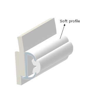 PVC PROFILE TR38-SOFT INSERT